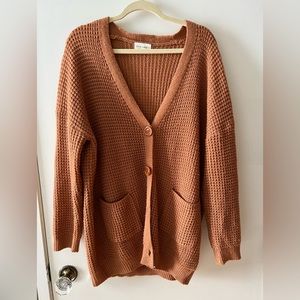 Luca and Grae Comfort Zone clay cardigan